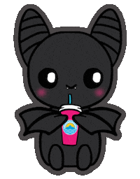 Halloween Bat Sticker by CALI COFFEE