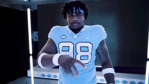 North Carolina Football GIF by UNC Tar Heels