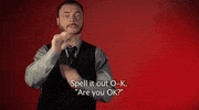 are you okay sign language GIF by Sign with Robert
