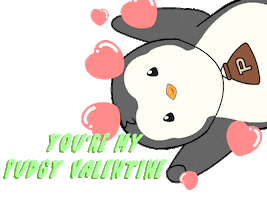 In Love Heart Sticker by Pudgy Penguins