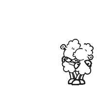 In Love Kiss Sticker by SHEEPWORLD AG
