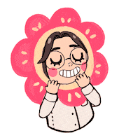 Happy Flower Sticker