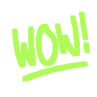 Neon Wow Sticker by University of Mannheim – Universität Mannheim