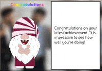 Congratulations Gnome GIF