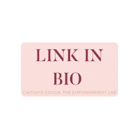 CaitlinsCouch link in bio caitlins couch caitlins couch the empowerment lab caitlin cantor Sticker