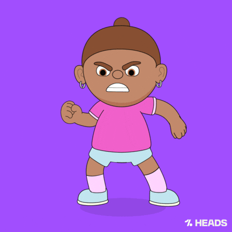 Angry Fired Up GIF by OneFootball Heads