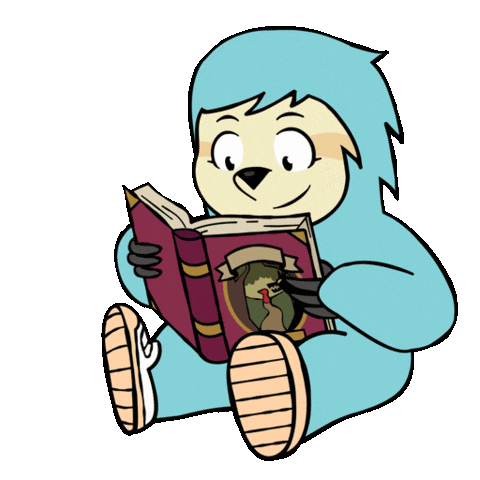 Livro Sticker by lupiebaduki