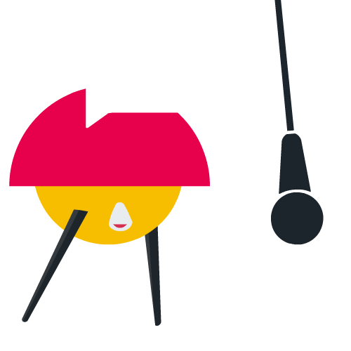 Interview Singing Sticker by marco vasco