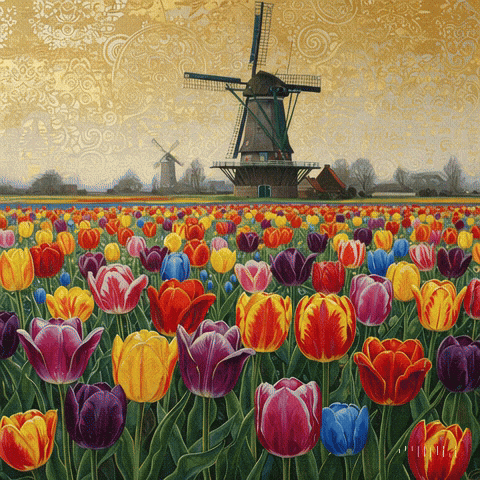 Flowers Spring GIF by Maryanne Chisholm - MCArtist