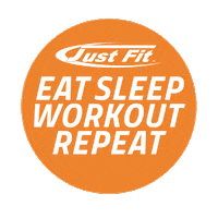 Fitness Work Hard Sticker by Just Fit Fitnessclubs