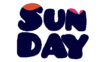 Happy Sunday Text Sticker by Poupoutte