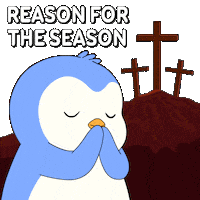 Bless Easter Sunday Sticker by Pudgy Penguins
