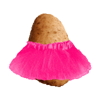 pink potato STICKER by imoji