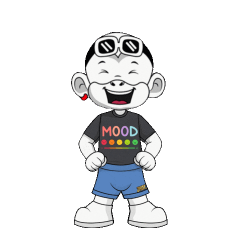 Mood Laugh Loud Sticker by Zhot