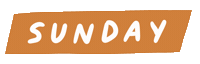 Day Sunday Sticker by Nina Cosford