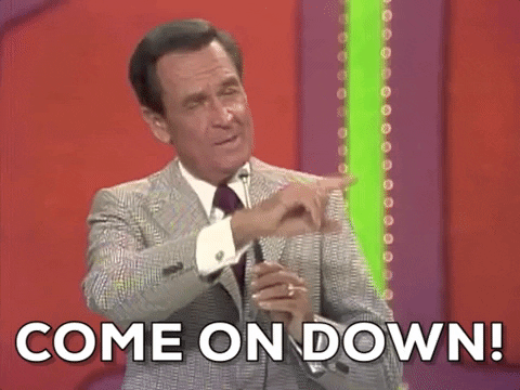 Come On Down Price Is Right GIF by Justin