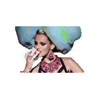 Eat Cotton Candy Sticker by Barton G