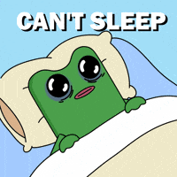 Tired Mr Sandman GIF by fwogs