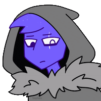 Sad Thinking Sticker