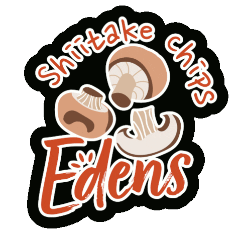 Snacks Mushroom Sticker by Edens Chips