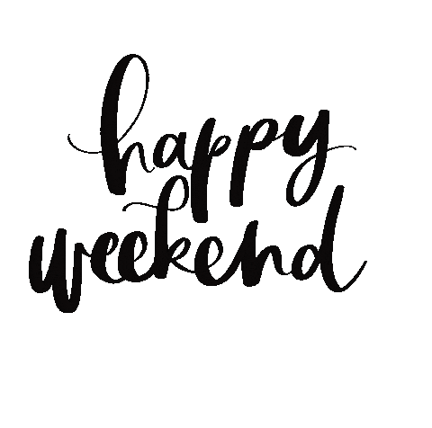 Happy Weekend Sticker