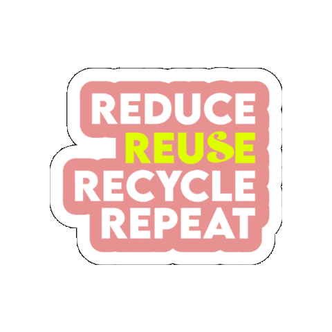 weareffs aesthetic sustainable sustainability recycle Sticker