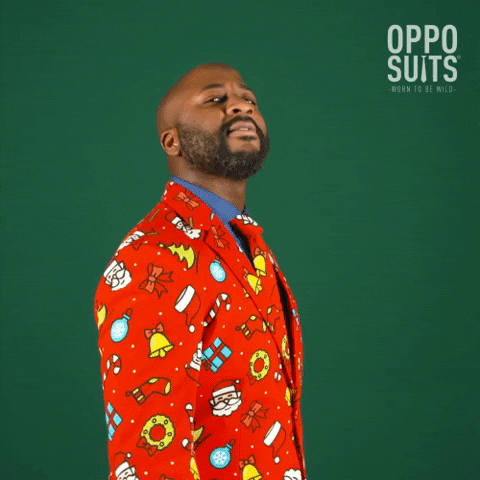 Merry Christmas Reaction GIF by OppoSuits