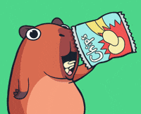 Cappys nft eating eat fat GIF