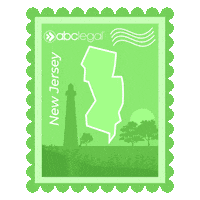 New Jersey Letter Sticker by ABCLegal
