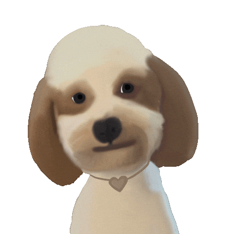 Golden Doodle Dog Sticker