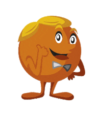 Orange Thumbs Up Sticker by fuessiotherapie