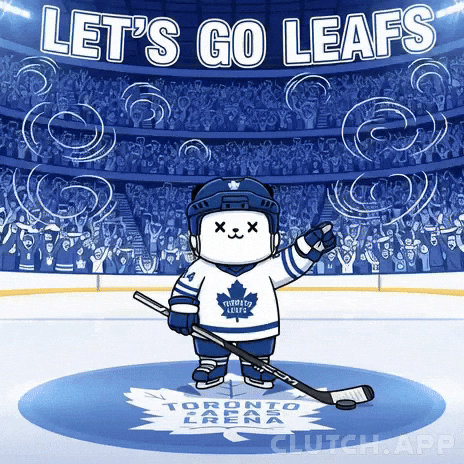 Toronto Maple Leafs Panda GIF by Kanpai Pandas
