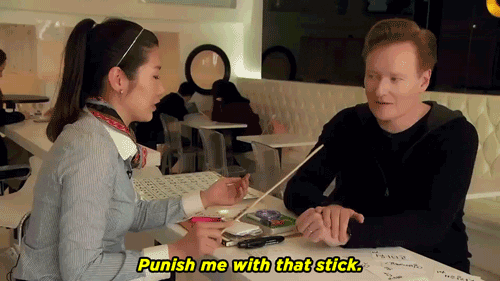 punish me conan obrien GIF by Team Coco