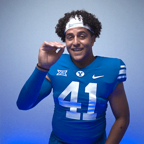 Byu Football Sport GIF by BYU Cougars