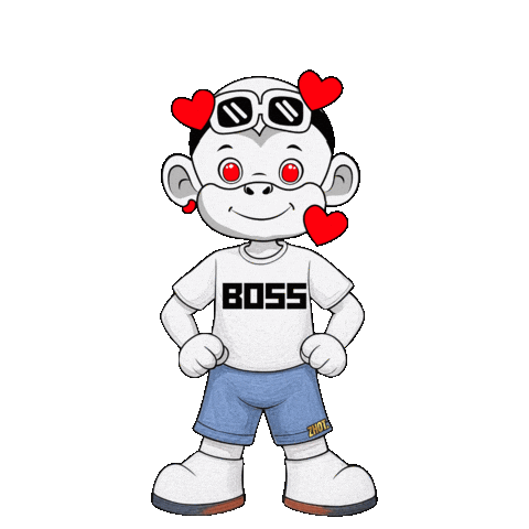 Like A Boss Sticker by Zhot