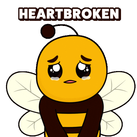 Sad Plan B Sticker by Plan Bee Studios