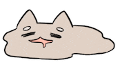 Tired Cats Sticker