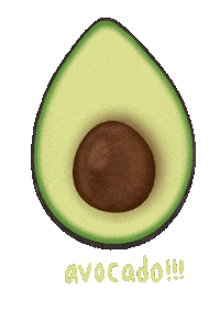 Sonam23 fruit avocado fruits vegetables Sticker
