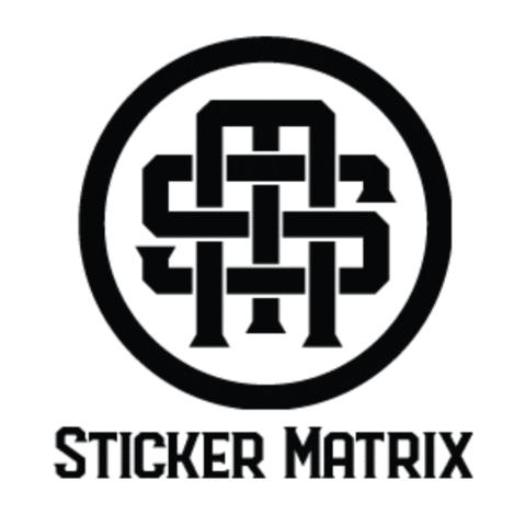 Logo Rotate Sticker by Sticker Matrix