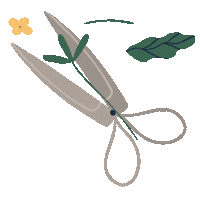 floranova florist ciseaux jdf fleuriste Sticker