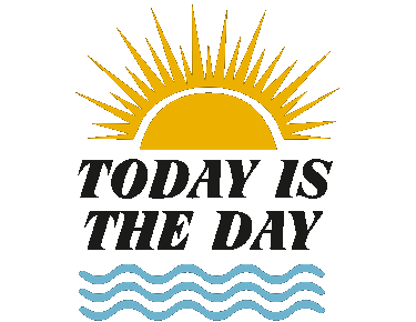 Today Is The Day Sun Sticker by BLAKE SEVEN
