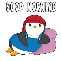 Good Morning Sticker by Pudgy Penguins