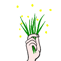 Flowers Hand Sticker