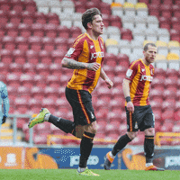 Arrow Cook GIF by Bradford City AFC