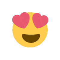 heart eyes Sticker by Twitter