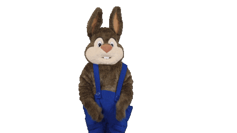 Laugh Bunny Sticker by Bravour Entertainment