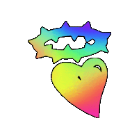 Rainbow Gay Sticker by Krewe