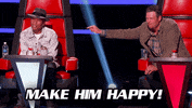 blake shelton television GIF by The Voice