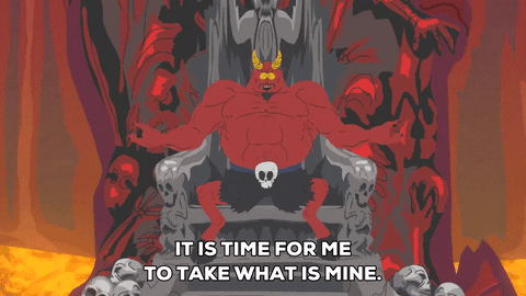 satan throne GIF by South Park 
