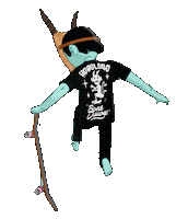 Skate Skateboarding Sticker by Chris